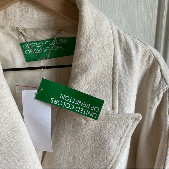 UNITED COLORS OF BENETTON COAT SZ 4US - Picture 3 of 14
